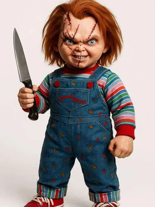 Chucky Costume Jumpsuit Doodle Jackets