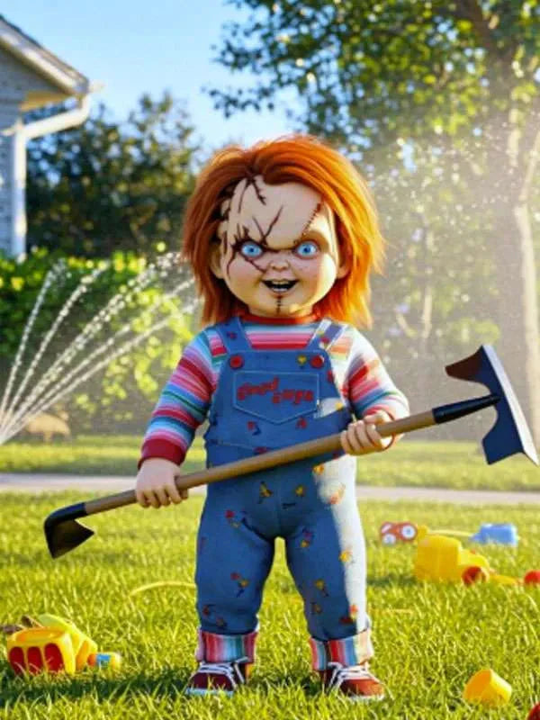 Chucky Costume Jumpsuit Doodle Jackets