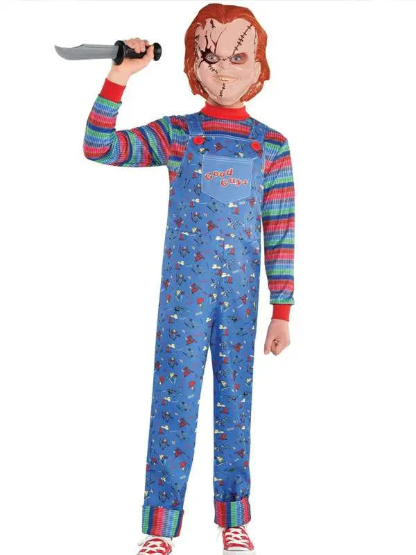Chucky Costume Jumpsuit Doodle Jackets