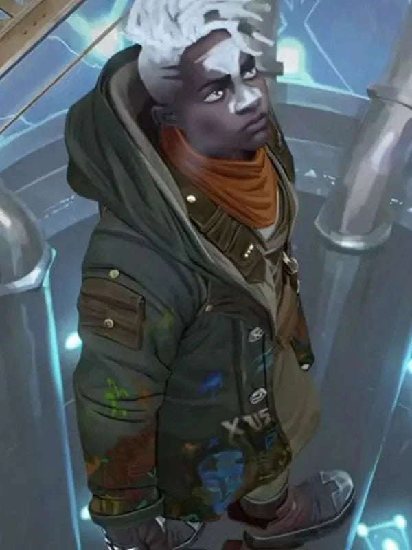 Ekko Arcane Green Hooded Jacket Doodle Jackets