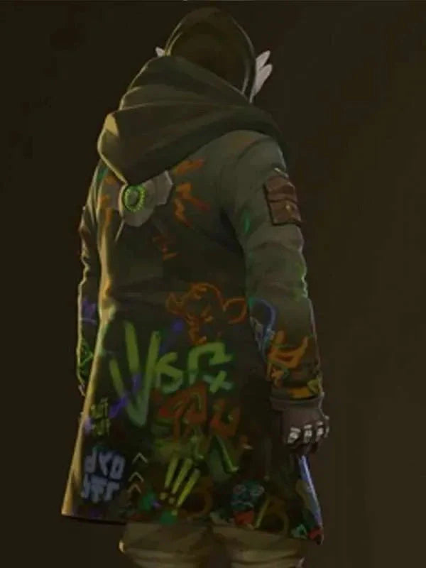 Ekko Arcane Green Hooded Jacket Doodle Jackets