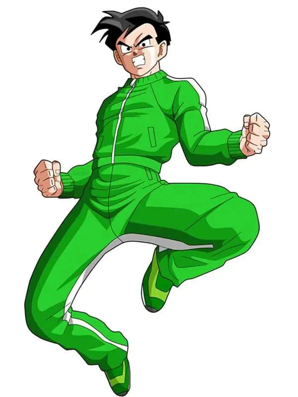 Gohan Green Tracksuit of Dragon Ball Z Doodle Jackets