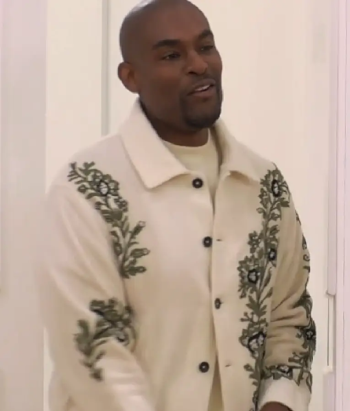 Celebs Go Dating S14 Paul C Brunson Leaf Embroidered Jacket USA Jackets