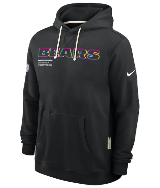 Chicago Bears 2025 Crucial Catch Sideline Hoodie USA Jackets