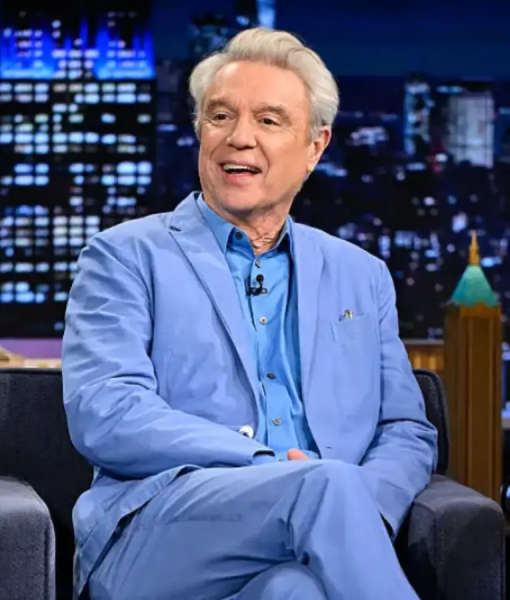 David Byrne The Tonight Show Starring Jimmy Fallon S12 Blue Blazer USA Jackets