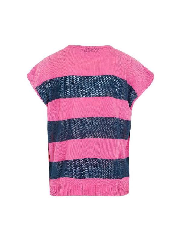 Access Hollywood Mel B Multicolor Knit Top Doodle Jackets
