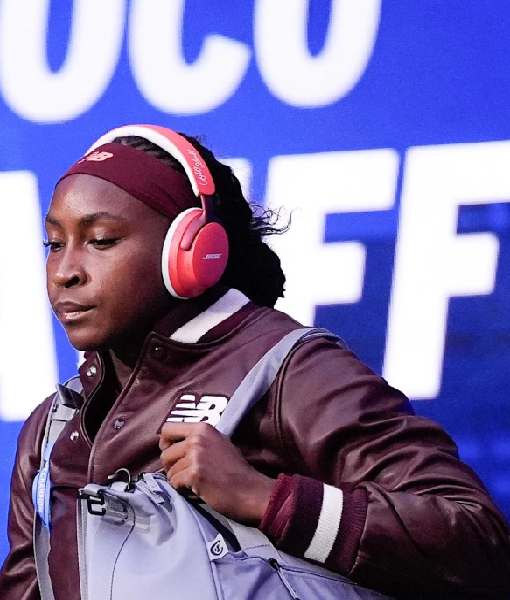 Coco Gauff 2025 US Open Leather Jacket USA Jackets
