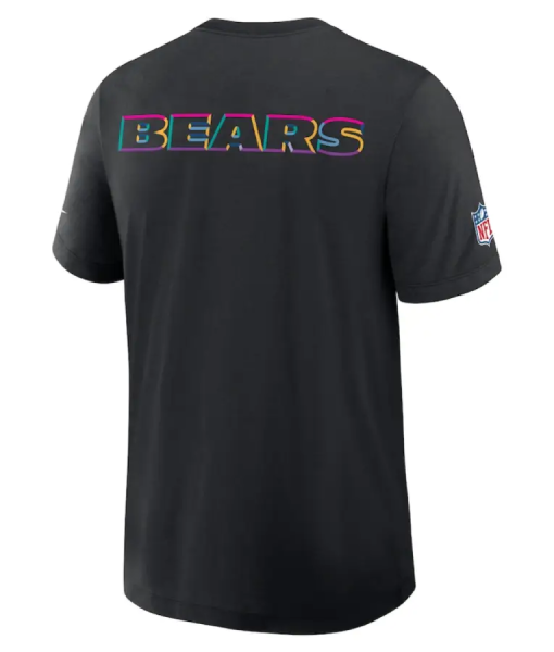 Chicago Bears Black 2025 Crucial Catch T-Shirt USA Jackets