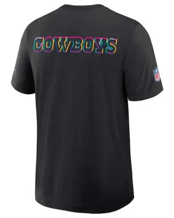 Dallas Cowboys Black 2025 Crucial Catch Dri-Fit T-Shirt USA Jackets