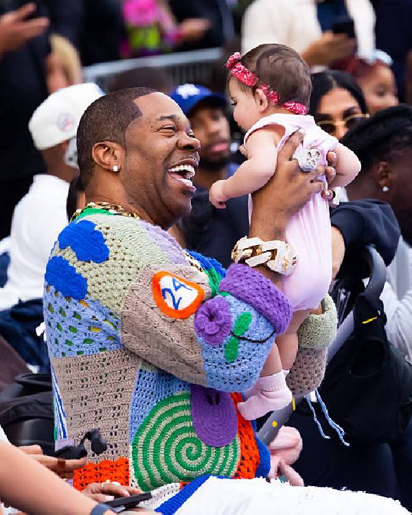 Busta Rhymes Crochet V-Neck Sweater USA Jackets
