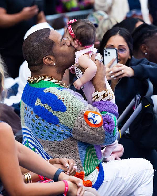 Busta Rhymes Crochet V-Neck Sweater USA Jackets