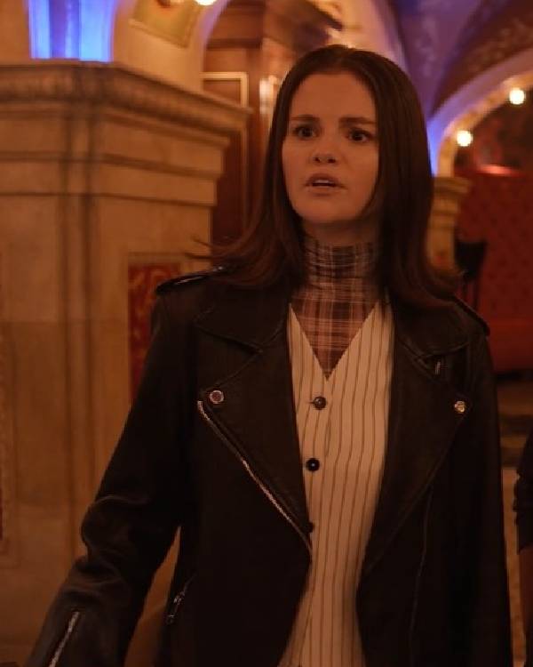 Only Murders In The Building Selena Gomez Pinstriped Vest NYC Jackets